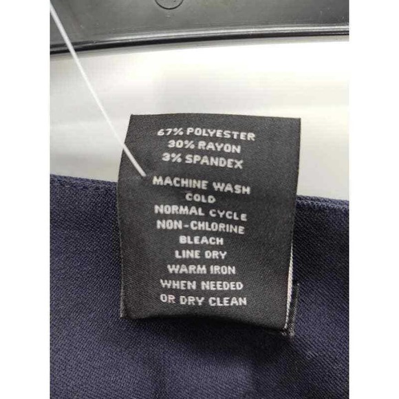 NWOT ππ§π§ πππ²π₯π¨π« ππππππππ π»ππ navy dress pants - Picture 4 of 5